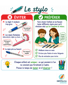 choix stylo école collège lycée
