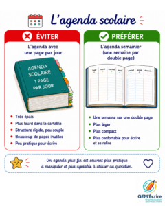 agenda scolaire